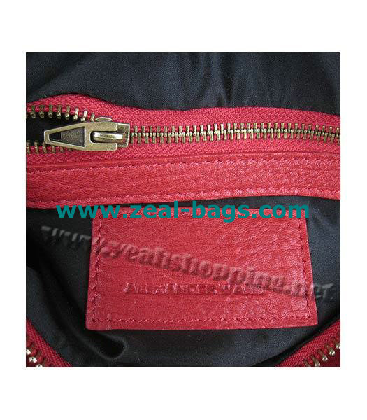 AAA Replica Alexander Wang Rocco Mini Duffle Top Handle Red - Click Image to Close